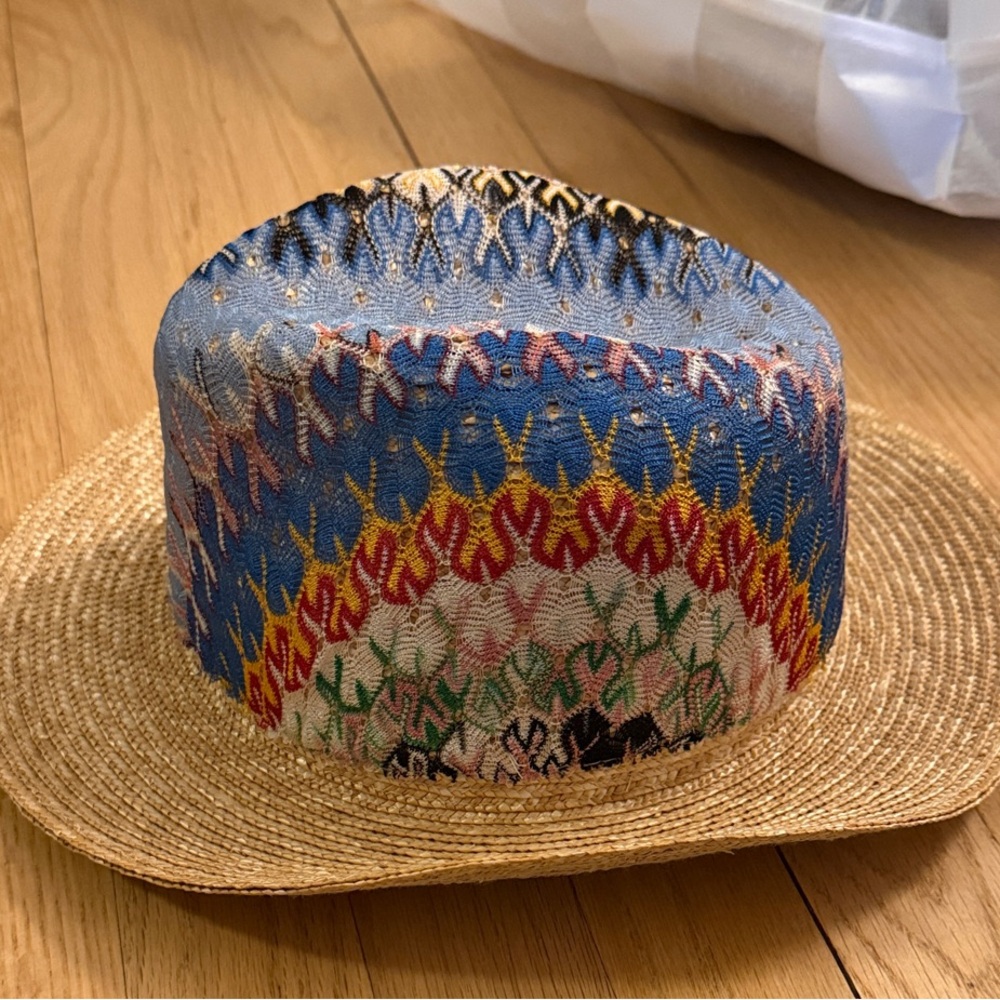Missoni Multicolor Patterned Hat - image 1